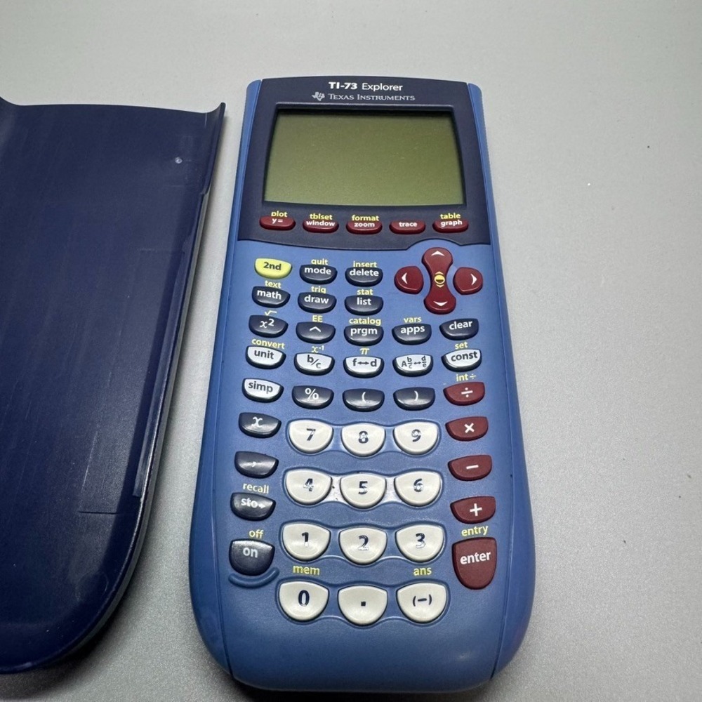 Texas Instruments TI-73 Explorer Graphing Calculator W/Cover (No Batteries) - Picture 2 of 4